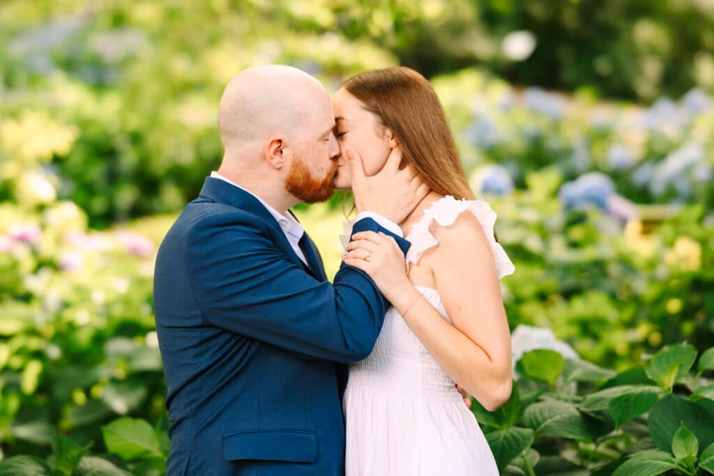 Heritage Gardens Hydrangea Engagement