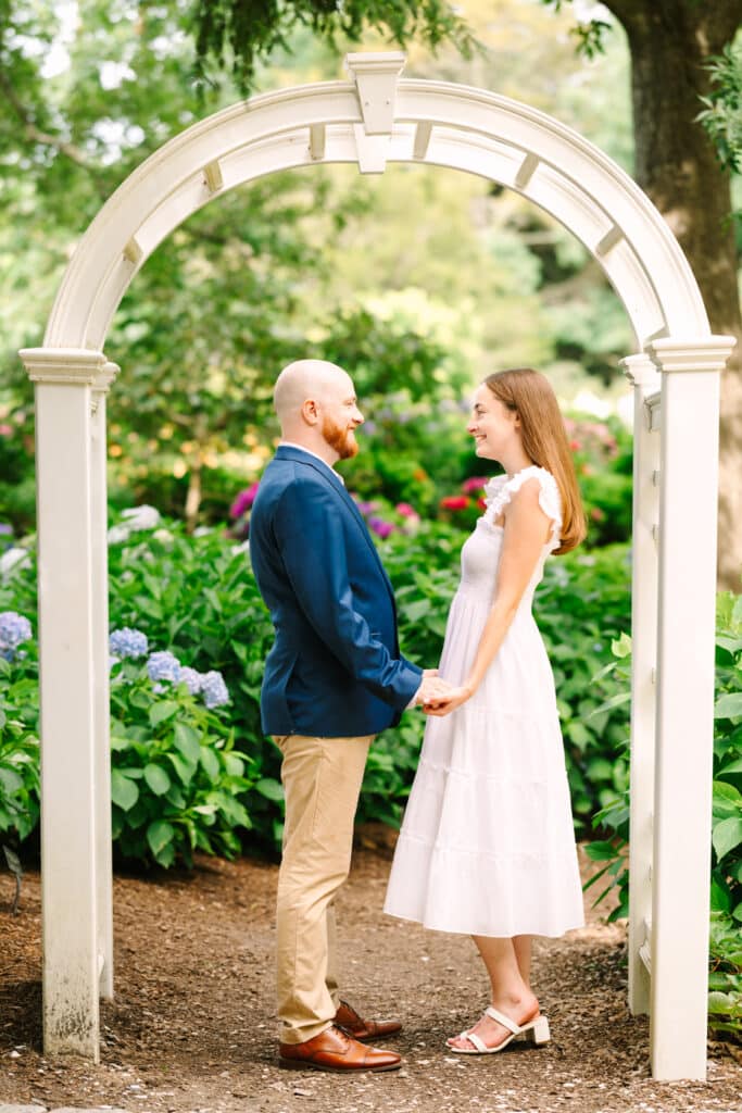 Hydrangea Festival Engagement Photography