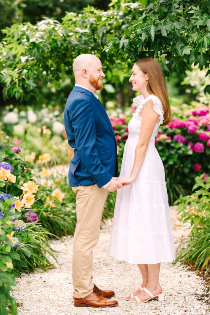 Hydrangea Festival Engagement Photos