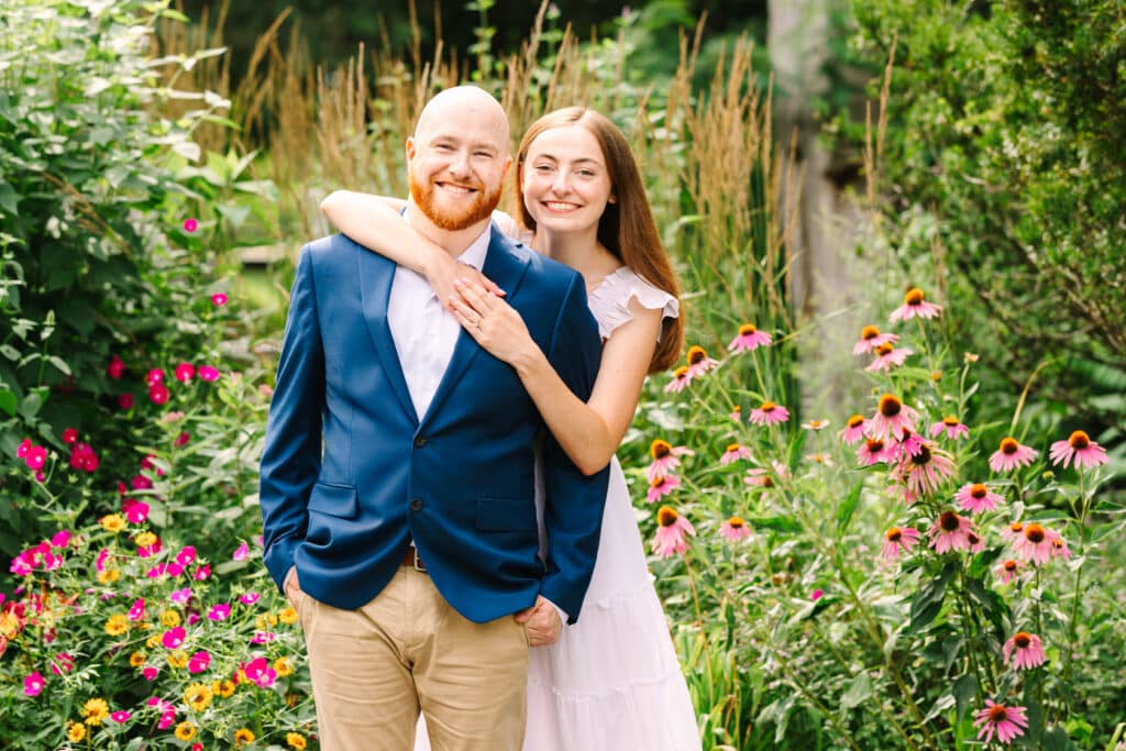 Summer Garden Engagement Session