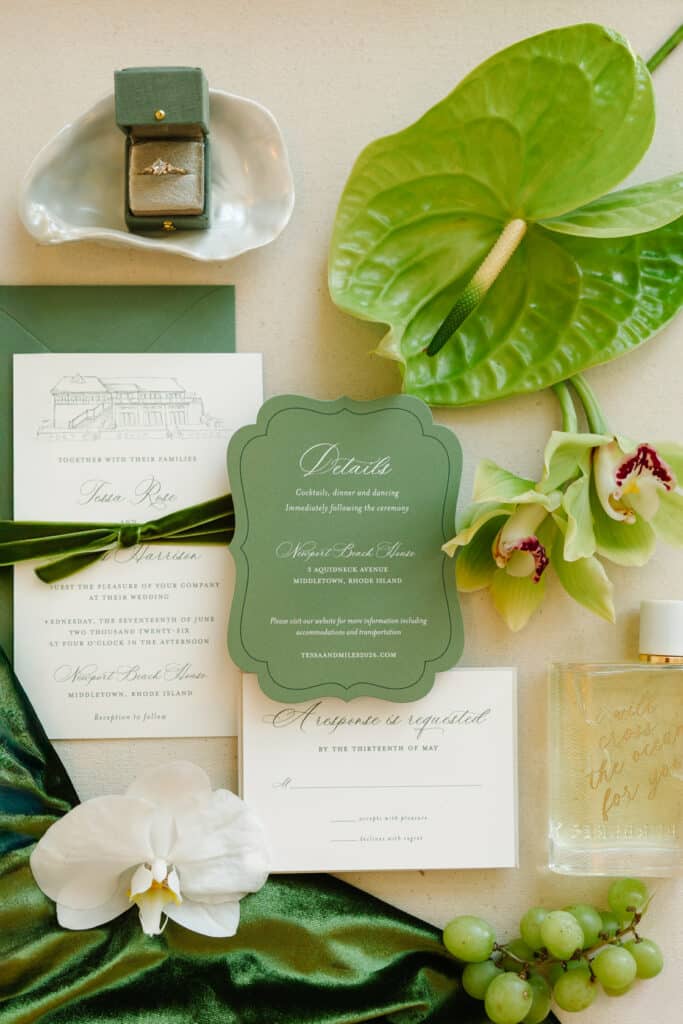 Wedding Flatlay Tips Boston Wedding